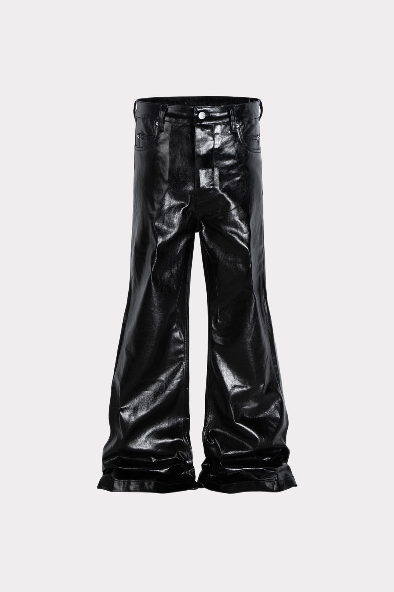 Glossy Flared Jeans
