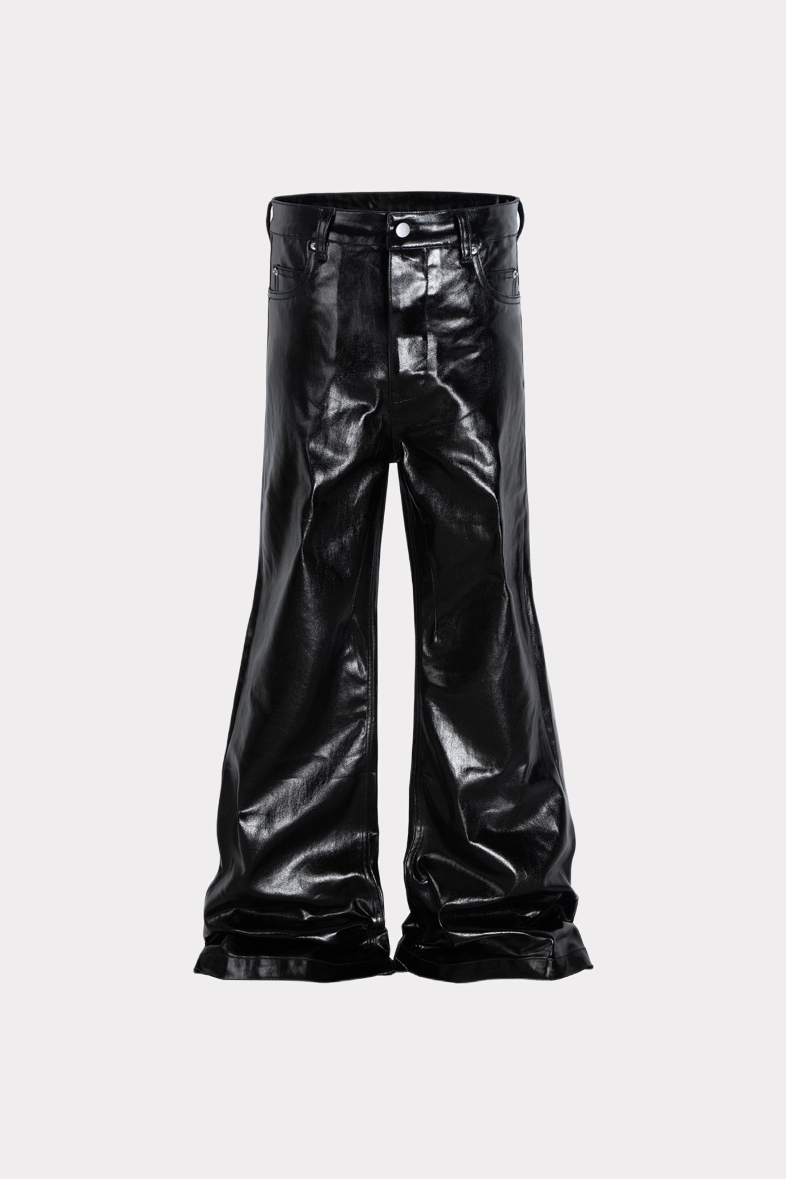 Glossy Flared Jeans
