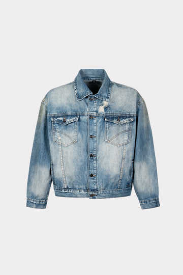 Distressed Denim Jacket