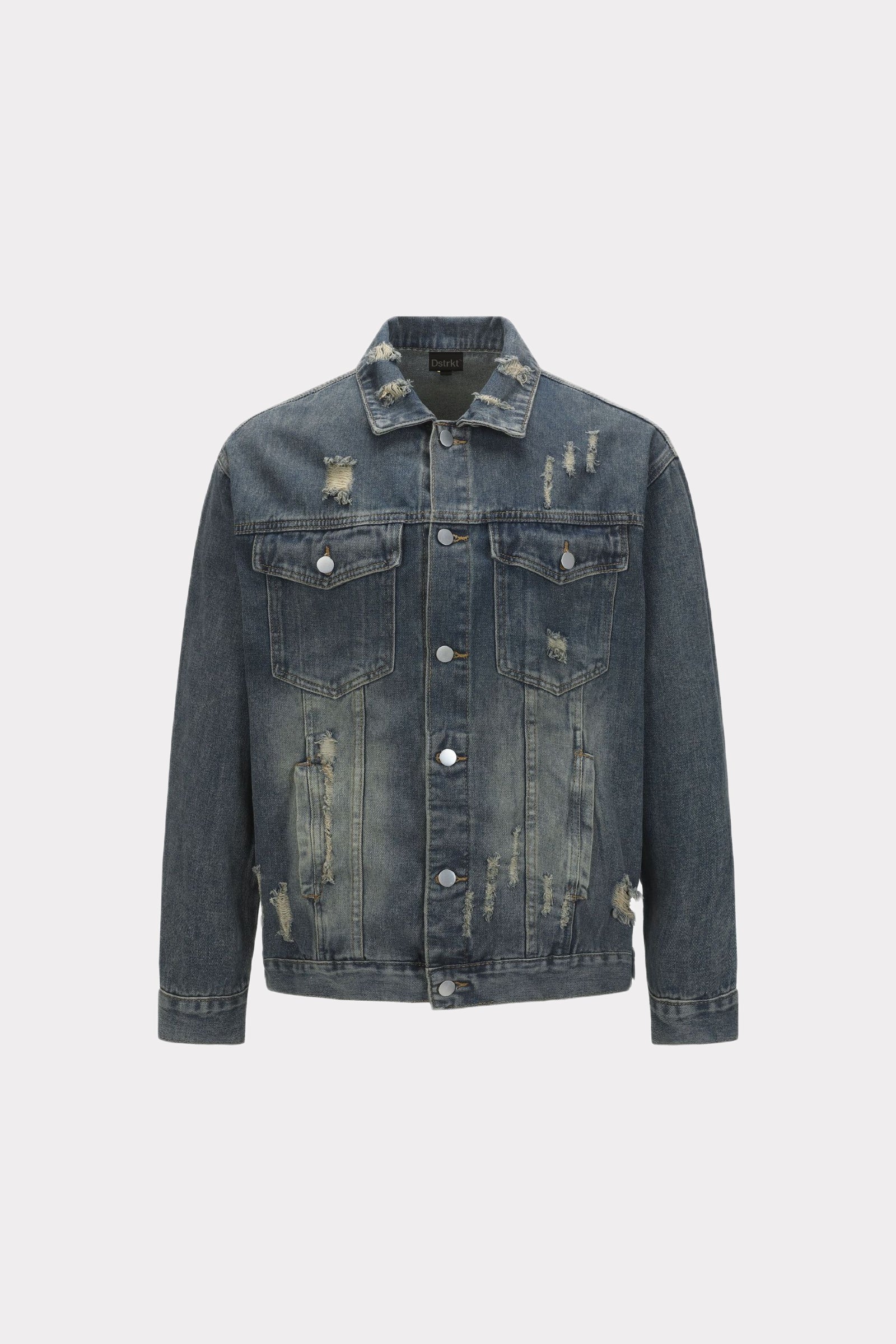 Distressed Denim Jacket