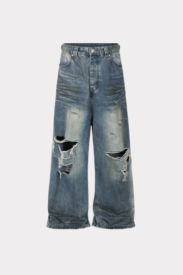Shredded Vintage Denim
