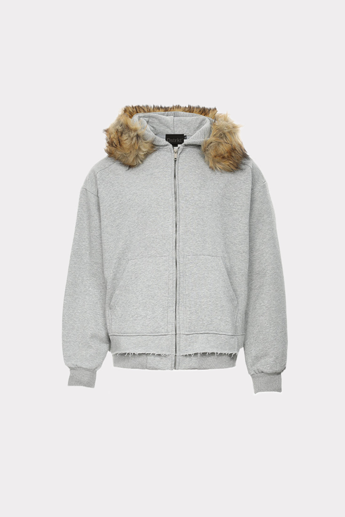 Fur Zip Hoodie