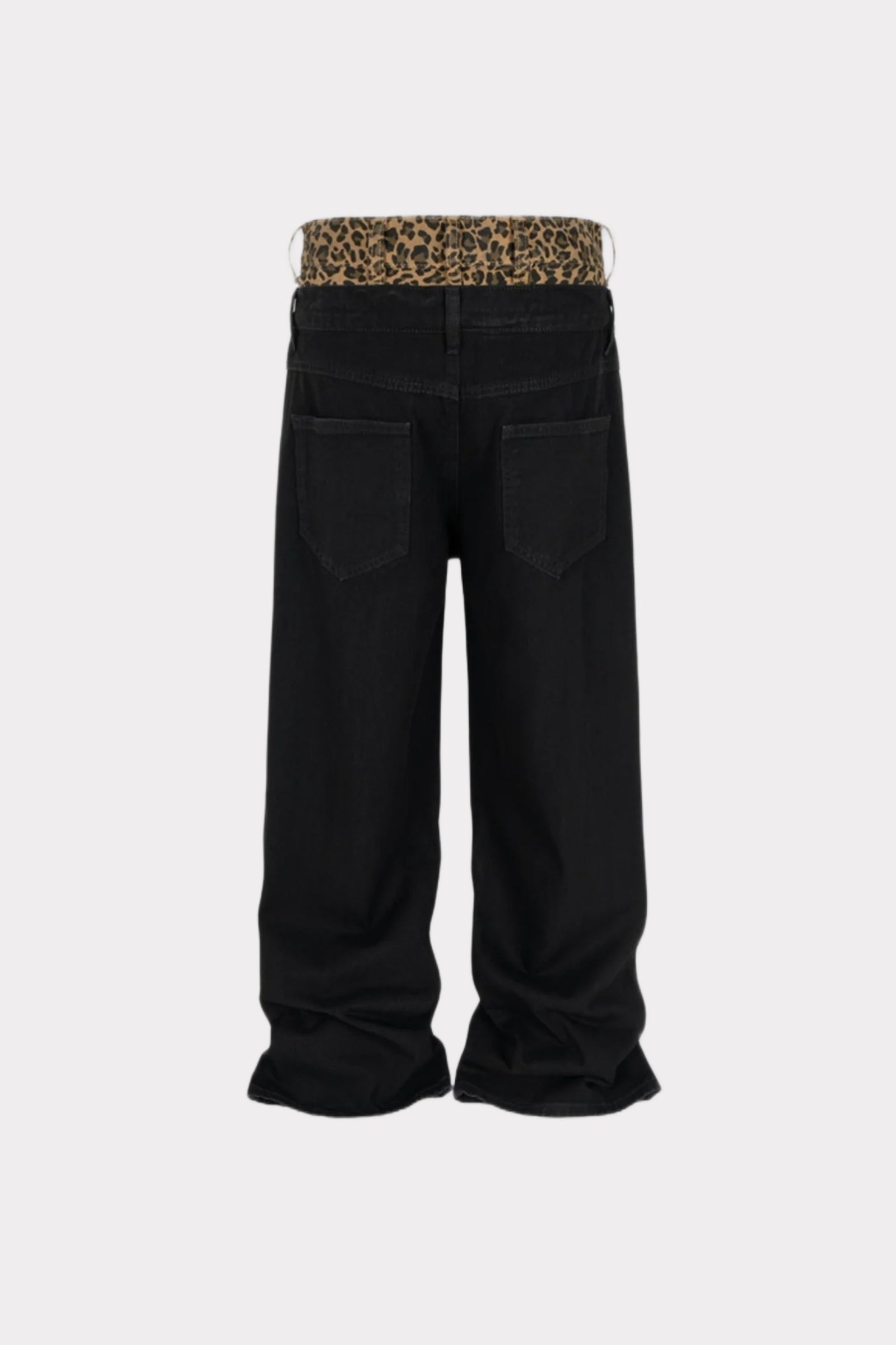 Leopard Waist Denim