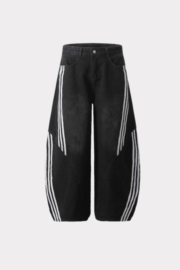 Wide Stripe Denim