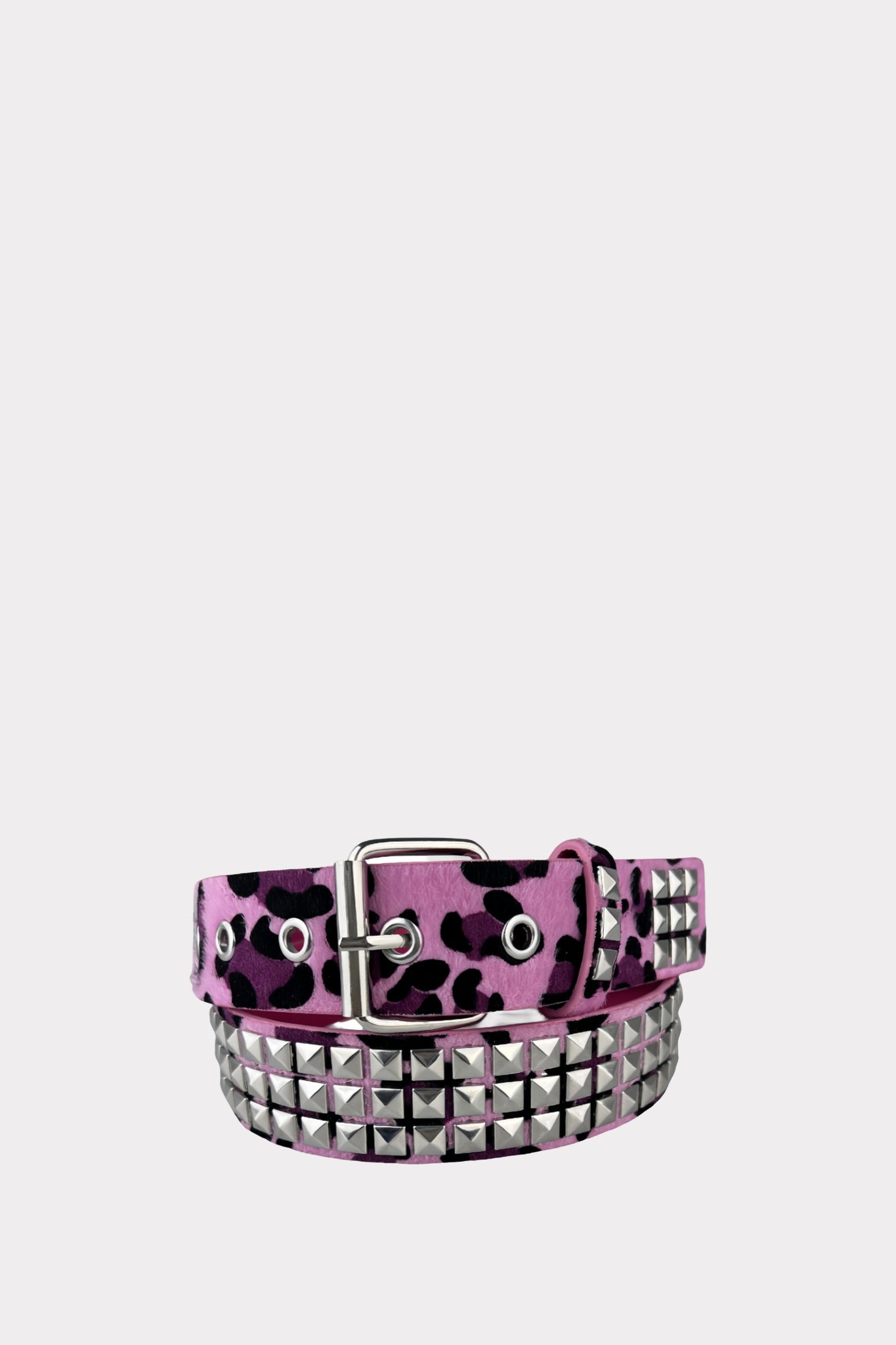Pink Leopard Belt