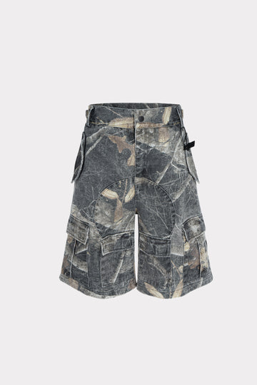 Camo Cargo Jorts