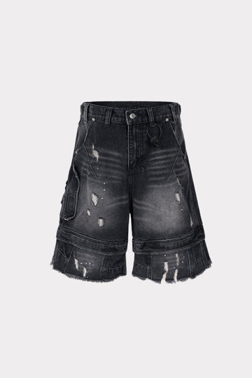 Distressed Layer Shorts