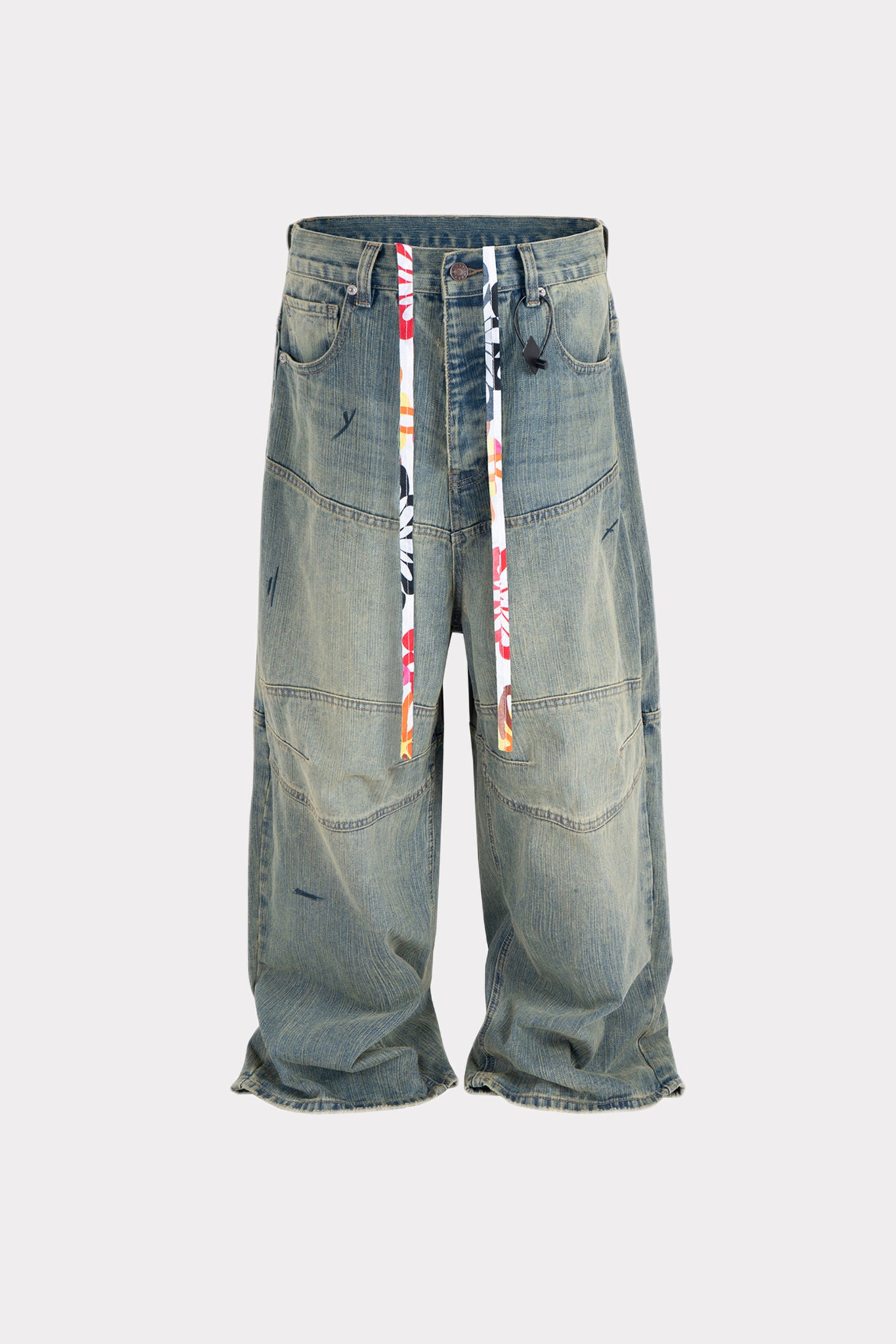 Washed Baggy Denim