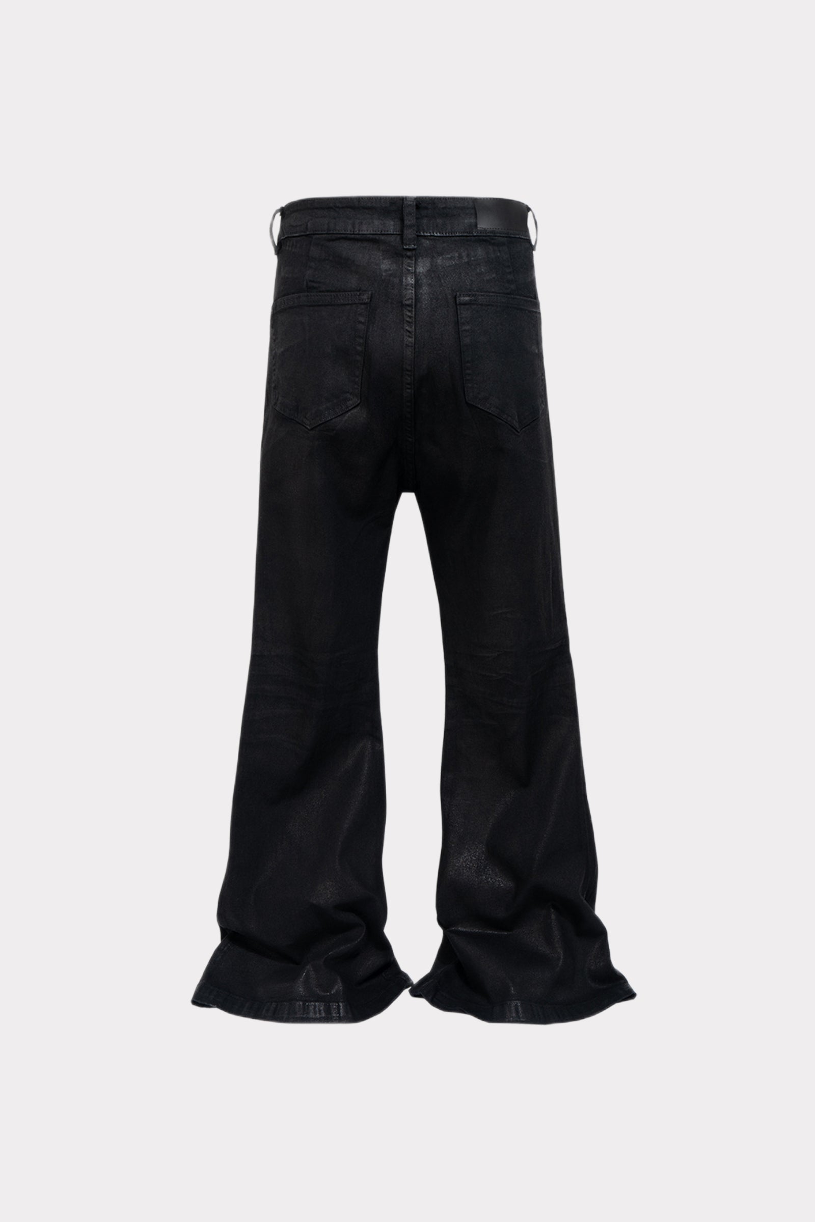 Waxed Bootcut Jeans