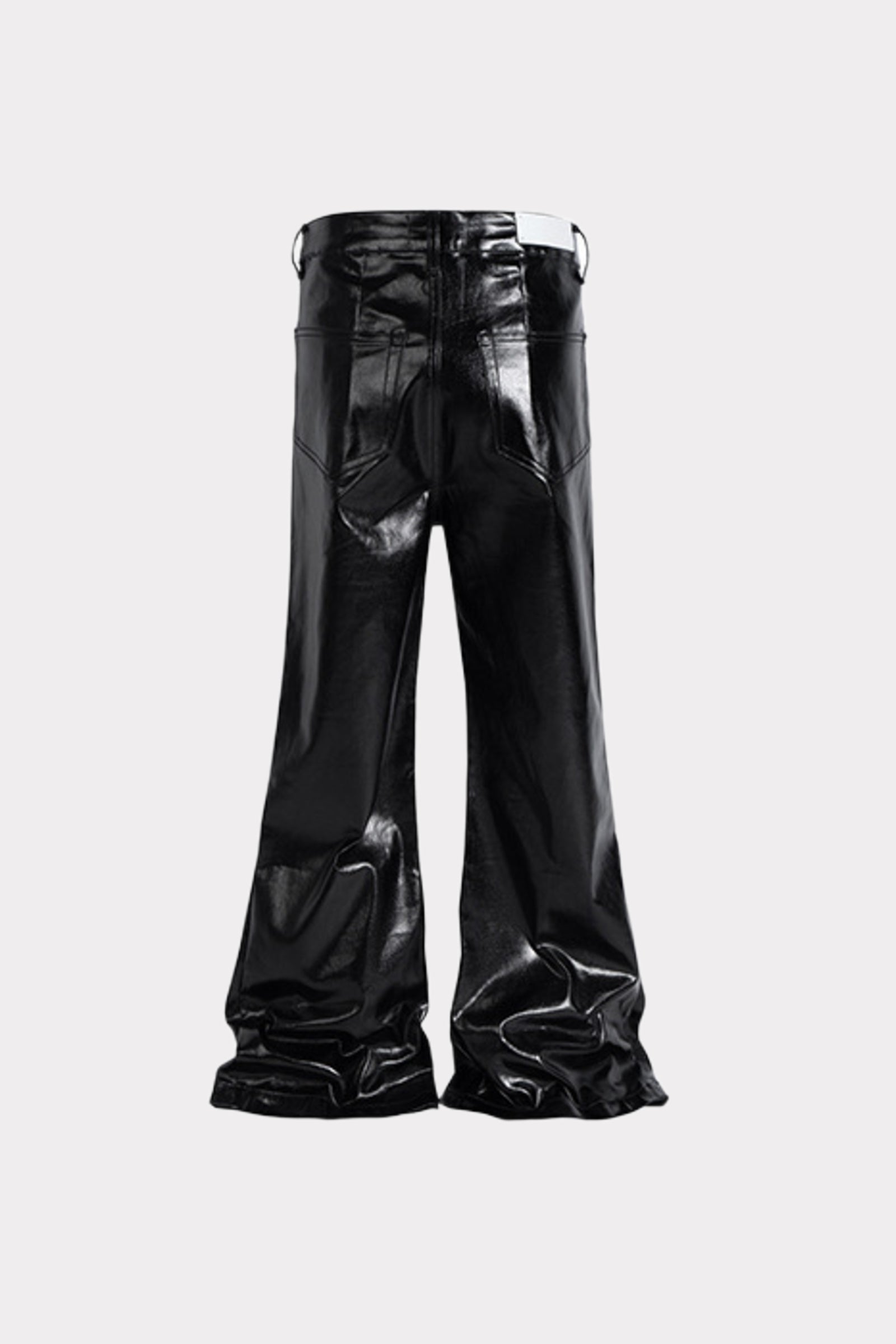 Glossy Flared Jeans