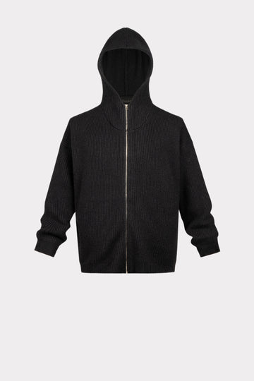 Knitted Zip Hoodie