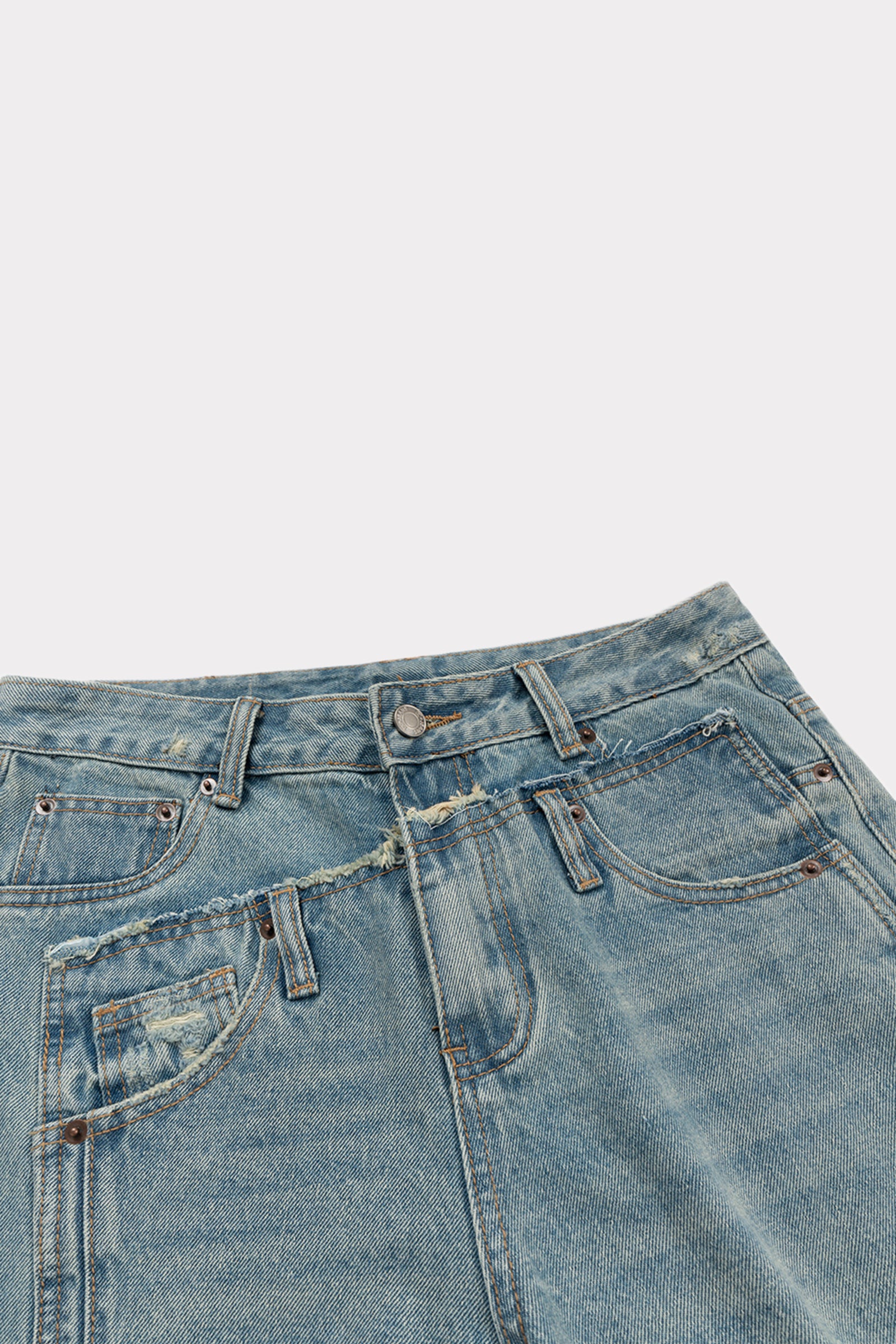 Irregular Cut Denim