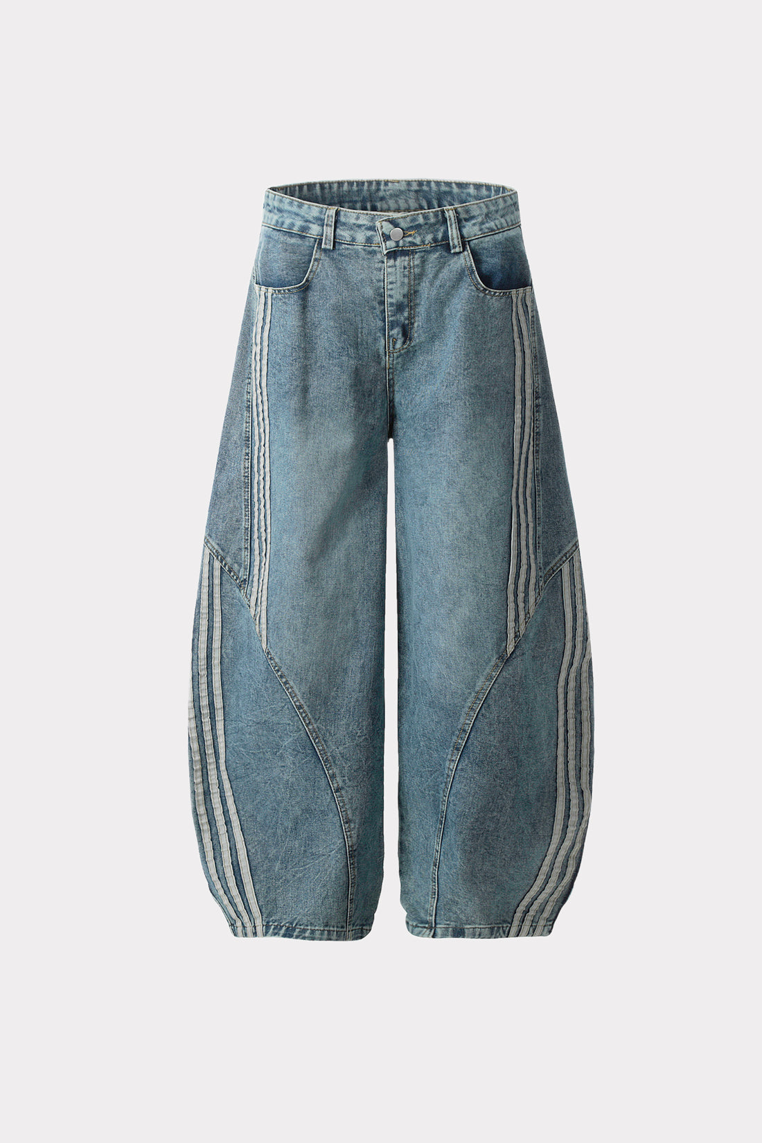 Wide Stripe Denim