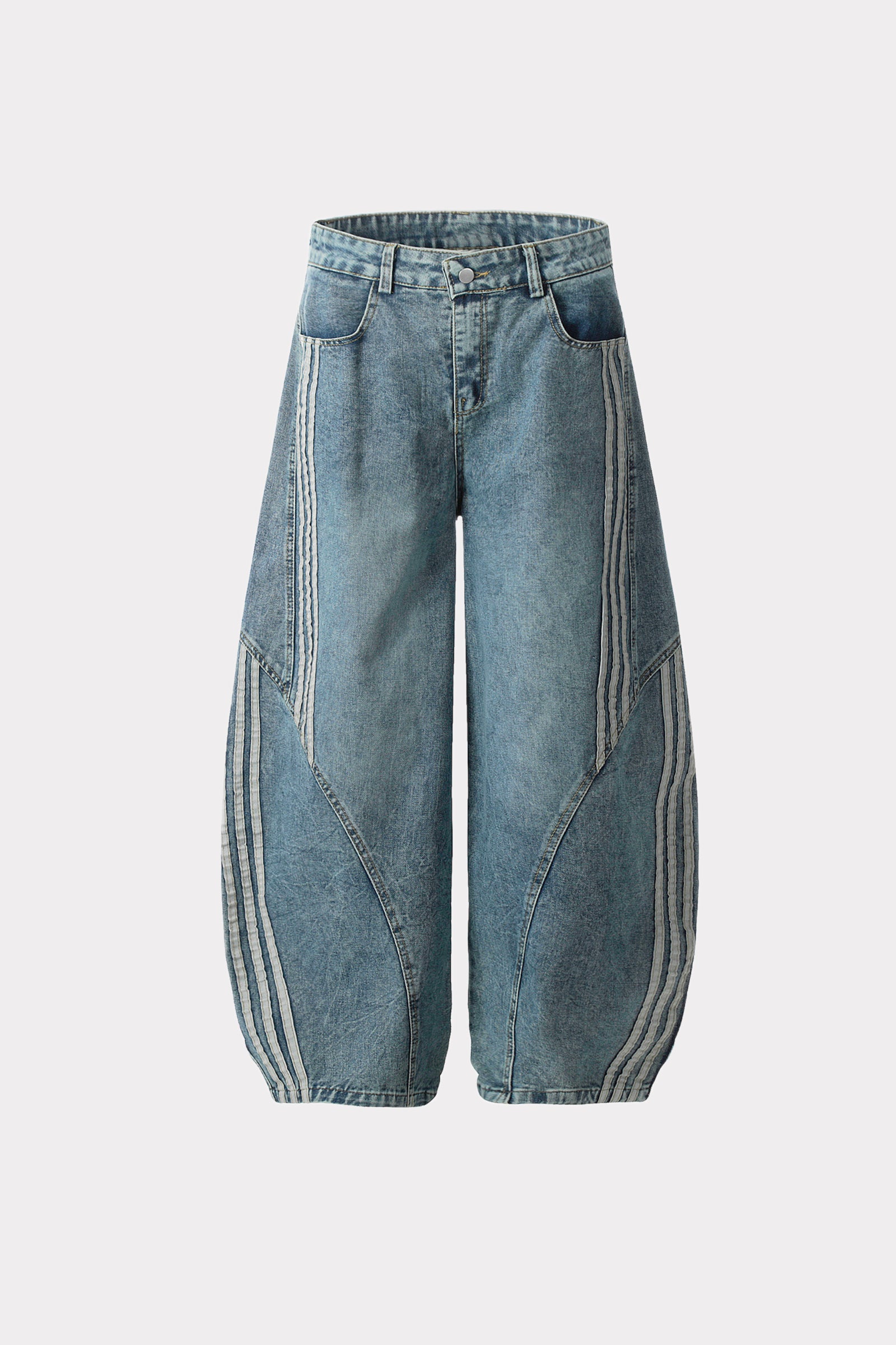 Wide Stripe Denim